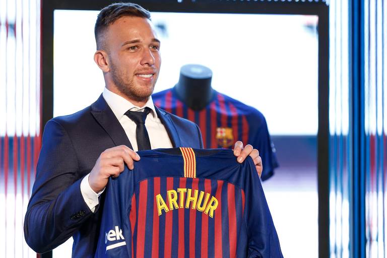 Arthur, ex-Grêmio e hoje no Barcelona, ficou de fora da Copa do Mundo de 2018