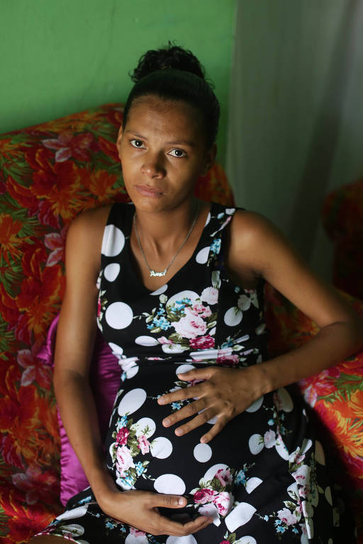 Milena Santos Nascimento, 19, que perdeu filha de 1 ano e agora está grávida novamente