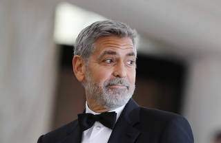 FILE PHOTO: Actor Clooney arrives at the Met Gala in New York
