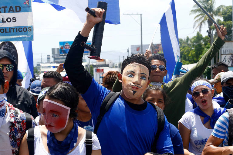 Protestos e repressão na Nicarágua