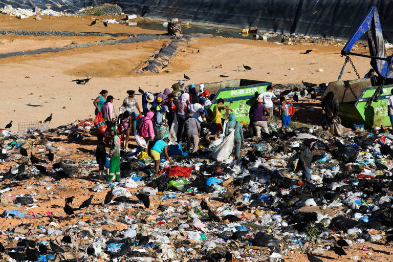 Aterro sanitário na cidade de Boa Vista, ca´pRoraima