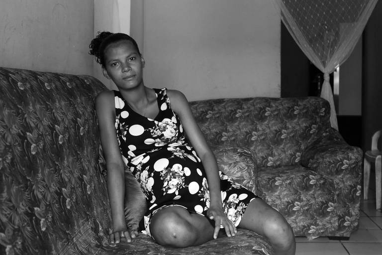 Moradora do município de Pojuca (BA), Milena Santos Nascimento, 19, perdeu a primeira filha, Luna, de 1 ano e 2 meses, em abril deste ano, vítima de uma pneumonia bacteriana
