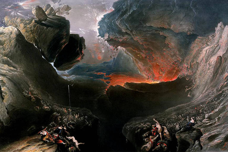 Quadro 'The End of the World', de John Martin, 18511853