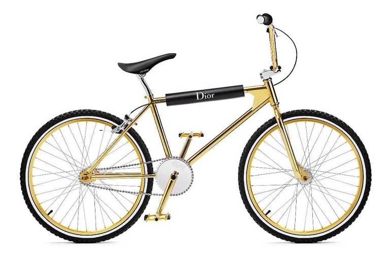Dior e Bogarde fazem parceria para lançar bicicleta de ouro de quase R$ 20 mil