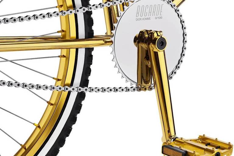 Dior e Bogarde fazem parceria para lançar bicicleta de ouro de quase R$ 20 mil