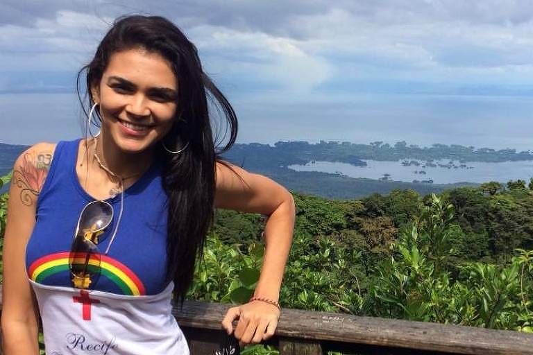 A estudante de medicina brasileira Raynéia Gabrielle Lima, morta na Nicarágua 