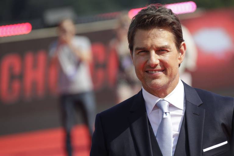 Tom Cruise durante evento do filme "Missão: Impossível – Efeito Fallout" em Paris, na França 