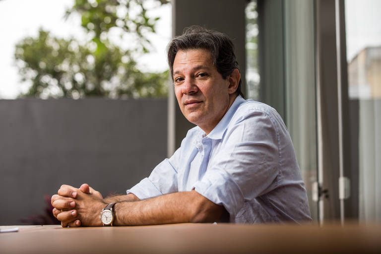 O ex-prefeito de São Paulo Fernando Haddad, coordenador do programa de governo do PT