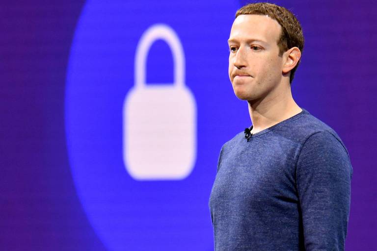 O CEO do Facebook, Mark Zuckerberg, durante convenção de tecnologia em San Jose, na Califórnia