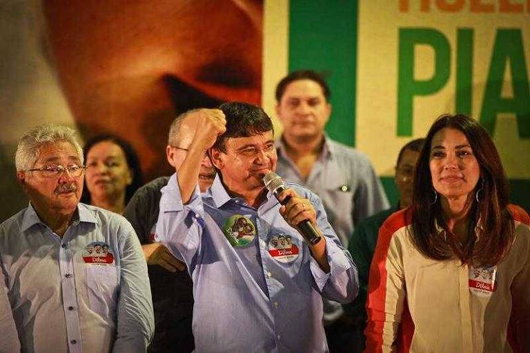 Margarete Coelho (PP), ao lado de Wellington Dias (PT), governador do Piauí