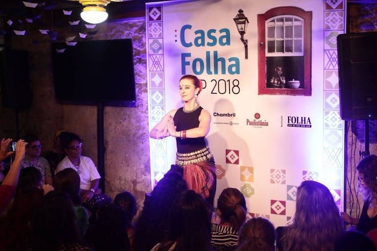 Abertura da bailarina Sônia Galvão da Mesa Mundi, na Casa Folha