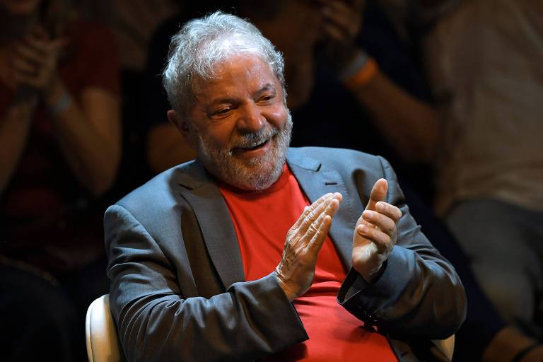 O ex-presidente Lula durante evento no Rio de Janeiro em abril de 2018