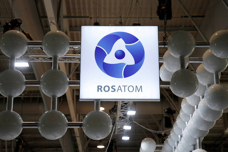 Logo da Rosatom, da qual a Rusatom Healthcare é subsidiária