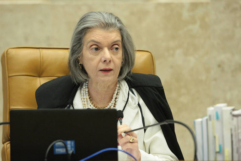 A ministra Cármen Lúcia, presidente do STF