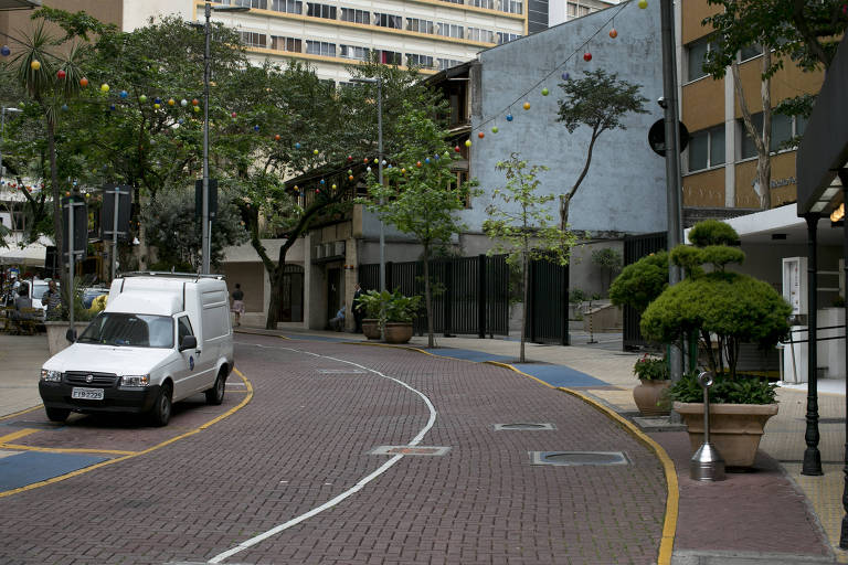 Rua Avanhandava, no centro de São Paulo 