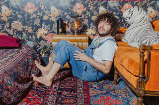 Benny Blanco at his home in Los Angeles.