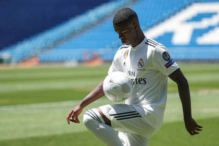 Real Madrid presents new Brazilian teenager Vinicius Junior