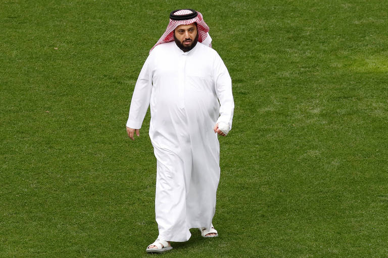 O ministro do Esporte da Arábia Saudita, Turki Al-Sheikh, que é o proprietário do Pyramids