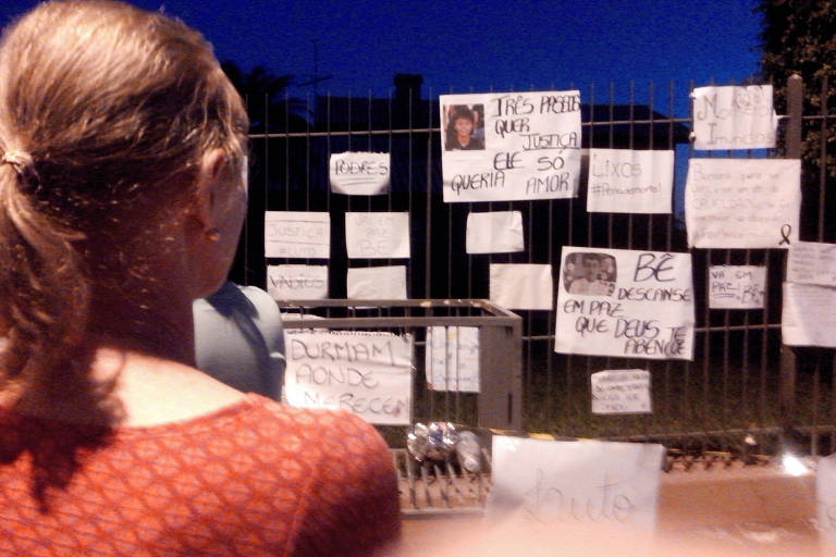 Fachada da casa de Bernardo Uglione Boldrini, 11, encontrado morto em um matagal em Frederico Westphalen, a 80 quilômetros de Três Passos, em abril de 2014