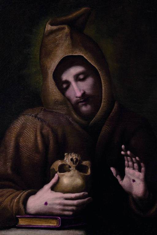 St. Francis Contemplating a Skull (1604-07), de Cigoli
