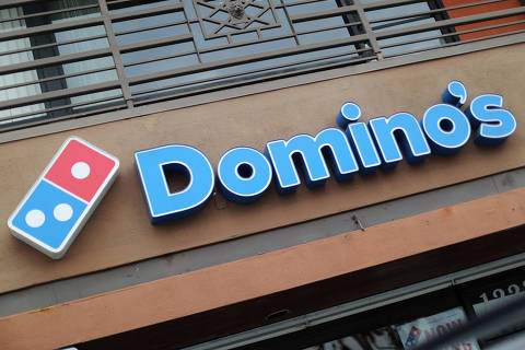 A Domino's Pizza restaurant is seen in Los Angeles, California, U.S. July 18, 2018. REUTERS/Lucy Nicholson ORG XMIT: FFF-LUC01