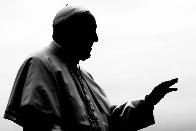 Papa Francisco na praça São Pedro, no Vaticano