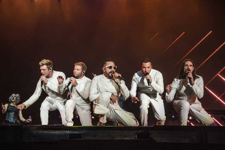 Backstreet Boys em apresentação realizada no ano passado, no Canadá