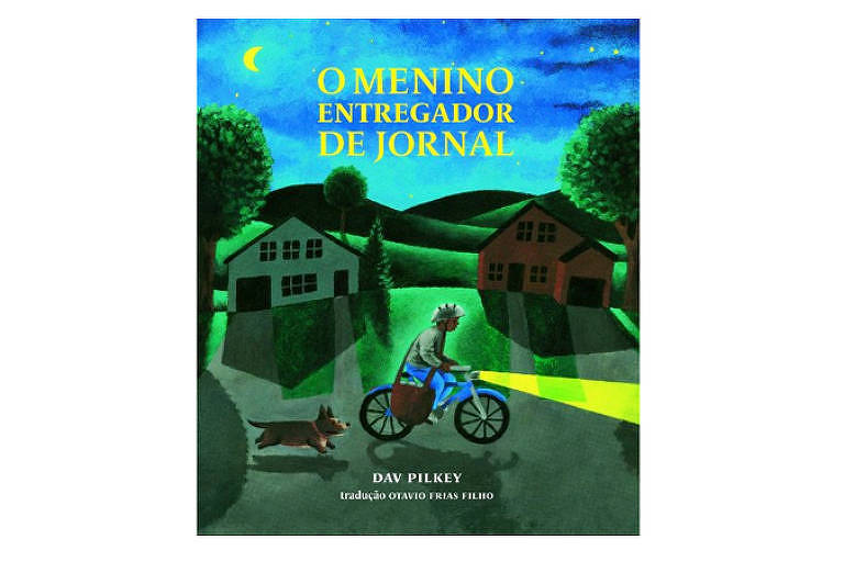 "O Menino Entregador de Jornal", de Dav Pilkey (infantil, tradução) - 2010 - Cosac Naify, 40 páginas