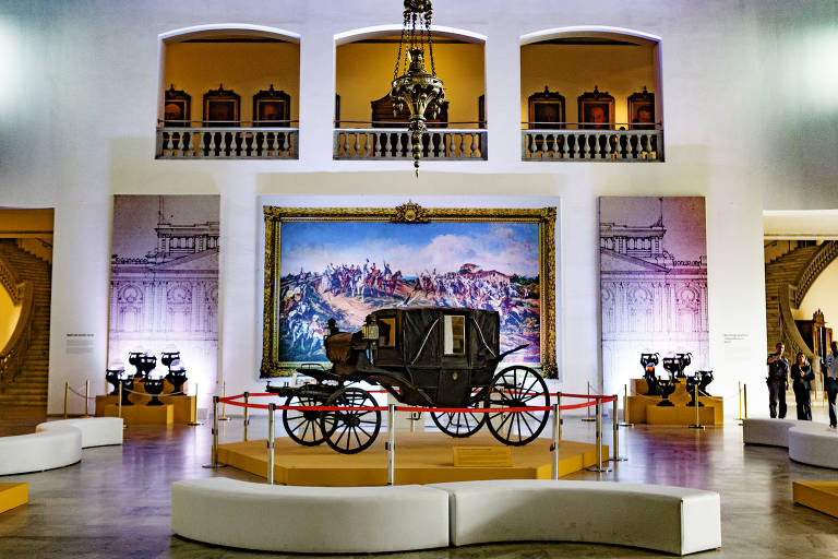 Exposição de obras do Museu do Ipiranga 12/04/2019 Cotidiano Fotografia Folha de S.Paulo