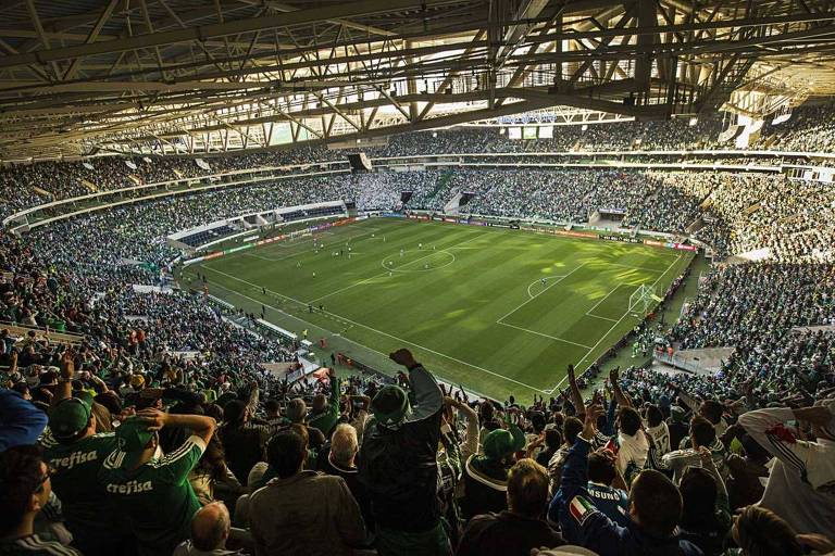 No Allianz Parque, do Palmeiras, o torcedor paga o ingresso médio mais caro entre os clubes da cidade de São Paulo