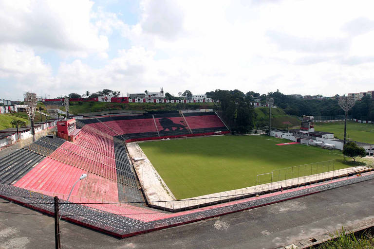 Estádio Manoel Barradas, o Barradão, onde o Vitória manda seus jogos na cidade de Salvador