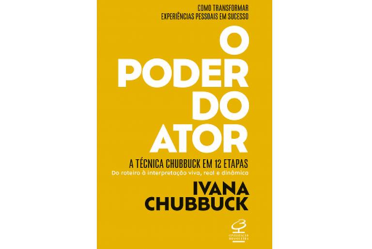 O Poder Do Ator, Ivana Chubbuck, ed. Civilização Brasileira, R$ 69,90, 448 págs. A autora apresenta sua técnica de atuação baseada em teorias da ciência comportamental que apoiou artistas vencedores do Oscar e executivos de sucesso - 