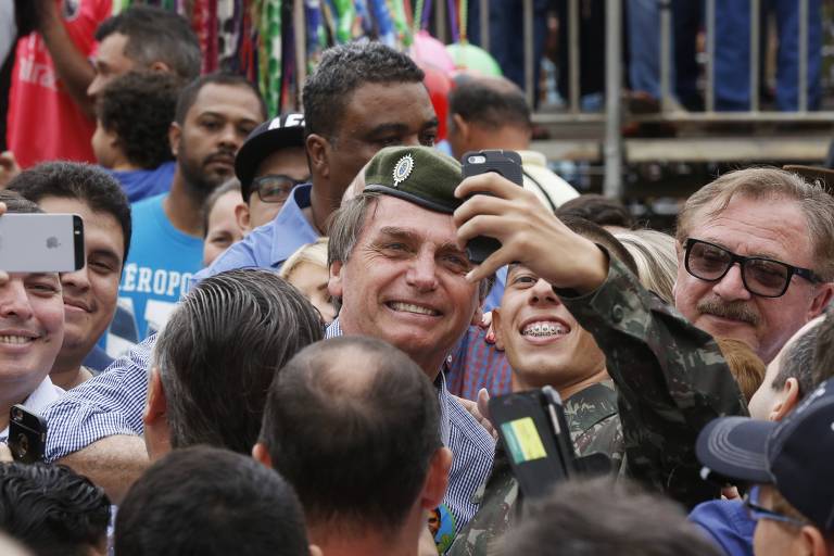 O candidato à Presidência Jair Bolsonaro 