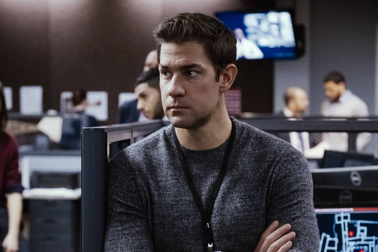 John Krasinski em cena da série "Jack Ryan" 