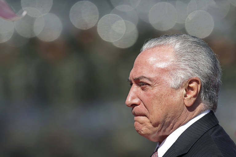 O presidente da República, Michel Temer, durante cerimônia em Brasília 