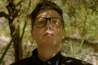 The Australian comedian Hannah Gadsby at the home of friend and director Jill Soloway in Los Angeles.
