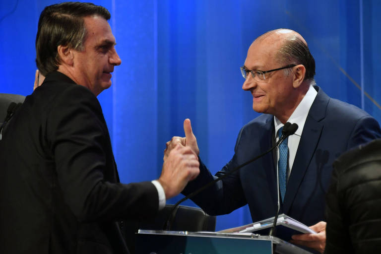 Geraldo Alckmin ataca Jair Bolsonaro, que rebate