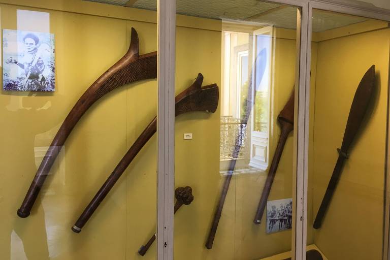 Instrumentos em exibição no Museu Nacional