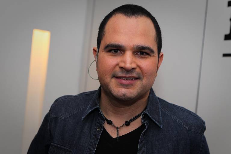 Luciano no Leilao Nelore teve problemas com a calvície precoce.