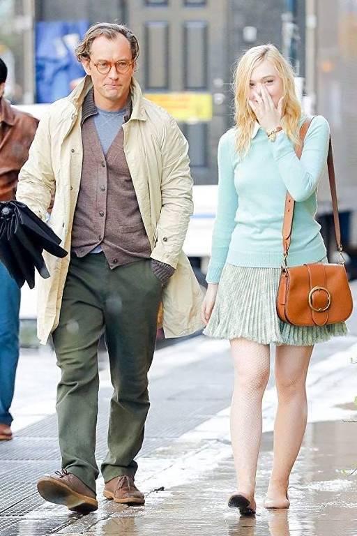 Jude Law e Elle Fanning em 'A Rainy Day in New York', de Woody Allen