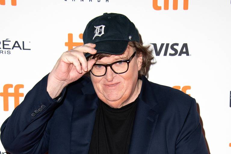 Michael Moore na pré-estreia do documentário 'Fahrenheit 11/9' no Festival de Toronto 