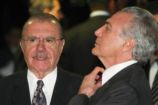 José Sarney e Michel Temer, presidentes do Senado e da Câmara, respectivamente