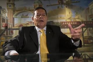 O general Hamilton Mourão, candidato a vice na chapa de Bolsonaro