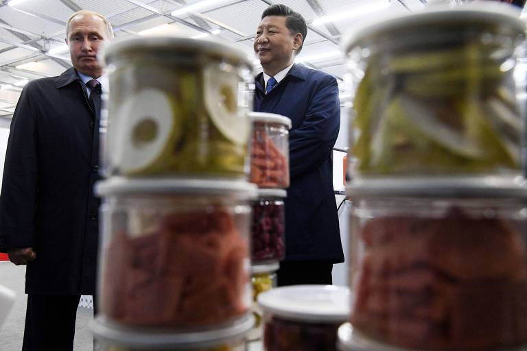 Encontro de Vladimir Putin e Xi Jinping