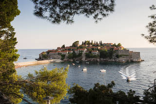 The Aman Sveti Stefan resort in Montenegro on Aug. 4, 2018.