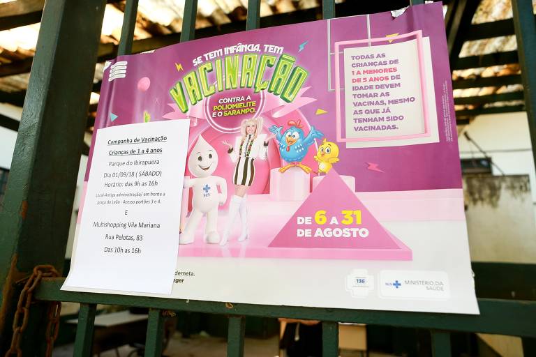 Galinha Pintadinha incentiva vacinação infantil contra a Covid