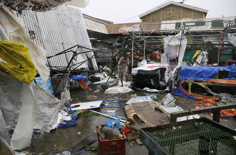 Tufão Mangkhut atinge as Filipinas