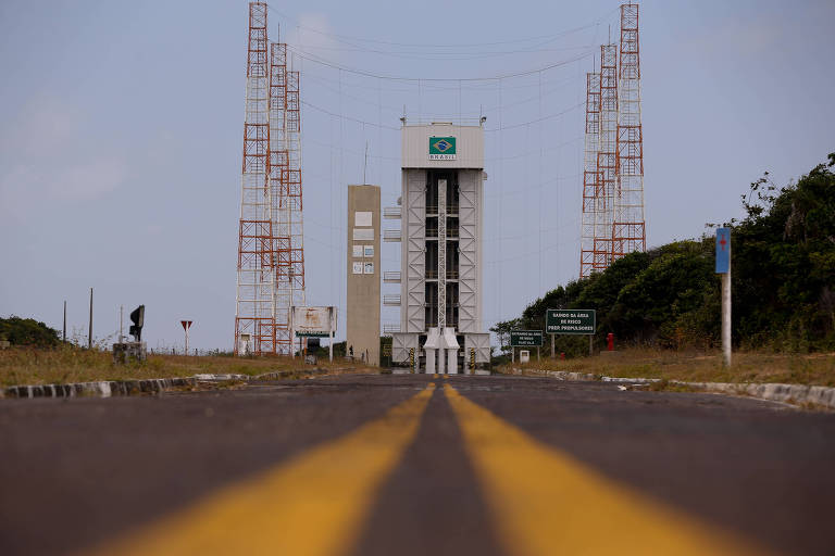 Estrutura do Centro de Lançamento de Alcântara, no Maranhão, onde situa-se a plataforma de lançamento de foguetes 