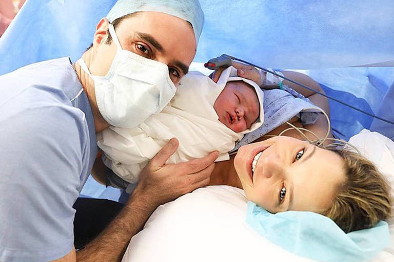 Milena Toscano deu à luz seu primeiro filho, João Pedro Toscano Ozores, nesta segunda (17) de setembro, em São Paulo 