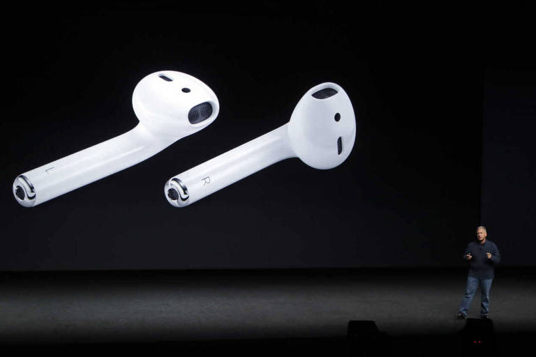 Novo AirPod, fone de ouvido sem fio da Apple, custará US$ 159 e será lançado em outubro